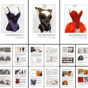Tutorial Bundle: Corset Embellishment by Royal Black |  English Language
