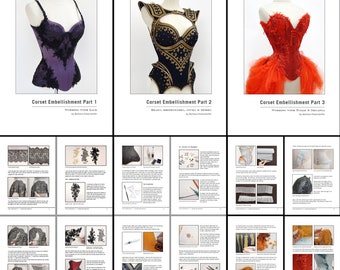 Tutorial Bundle: Corset Embellishment by Royal Black |  English Language