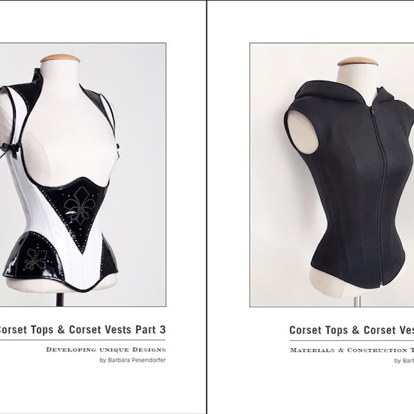 Tutorial Bundle: Bespoke Corset Vests by Royal Black |  English Language