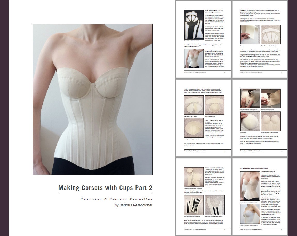 Royal Black Tutorial Fitting Cupped Corsets English