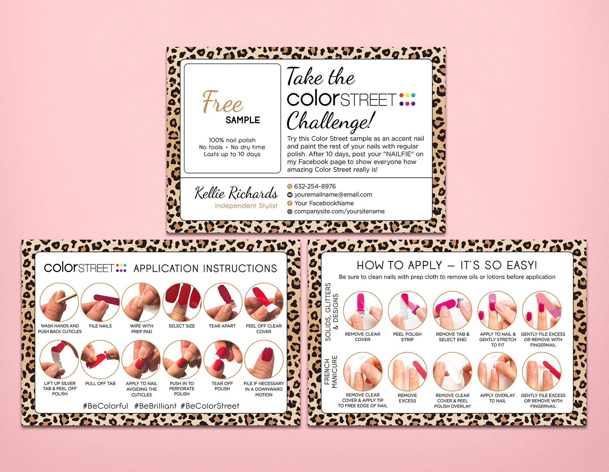 Color Street Bundle Color Street Marketing Bundle Color Etsy