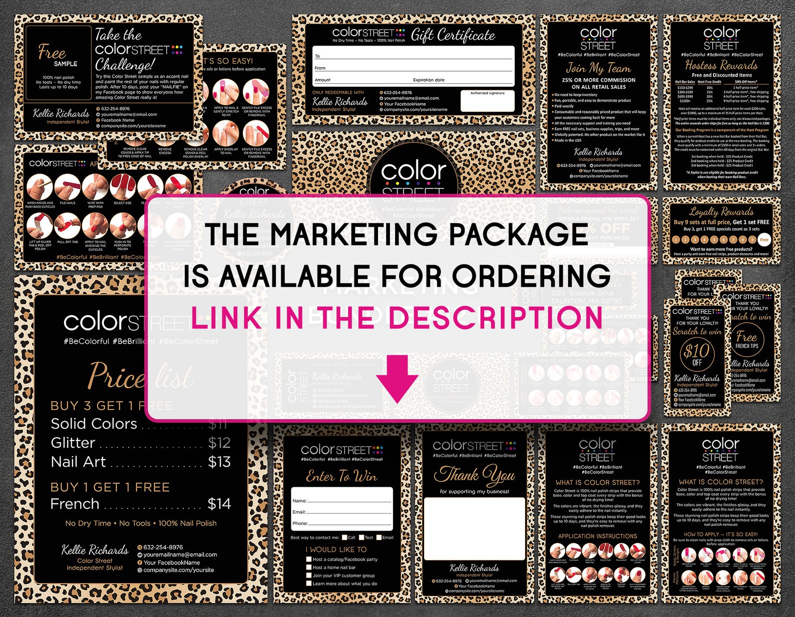 Color Street Price List printable color street price list Etsy