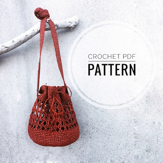 crochet bucket bolsa pattern