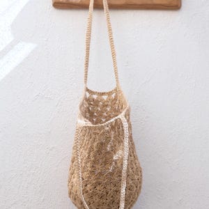 YASEMI BAG with Round Base Crochet Pattern – Jute Yarn, (PDF Pattern)