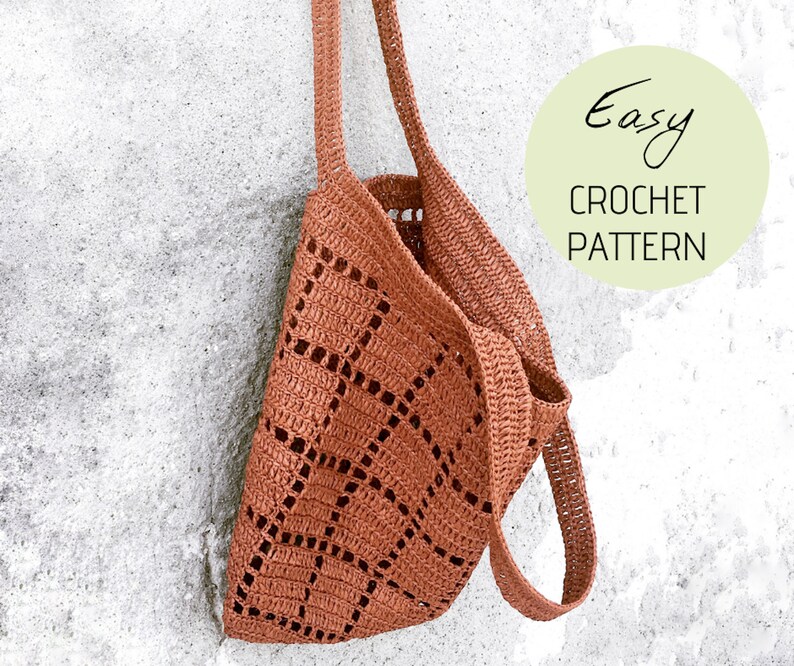 Raffia Tote Bag Pattern Crochet Pattern Raffia Crochet Etsy