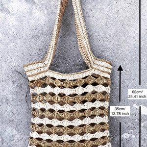 Raffia Bag Pattern Net Bag Pattern Easy Crochet Pattern PDF - Etsy