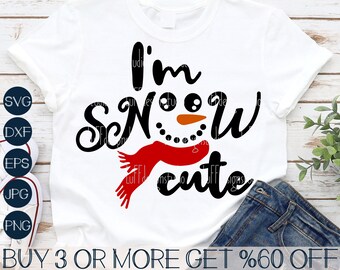 Snow Cute Svg Etsy