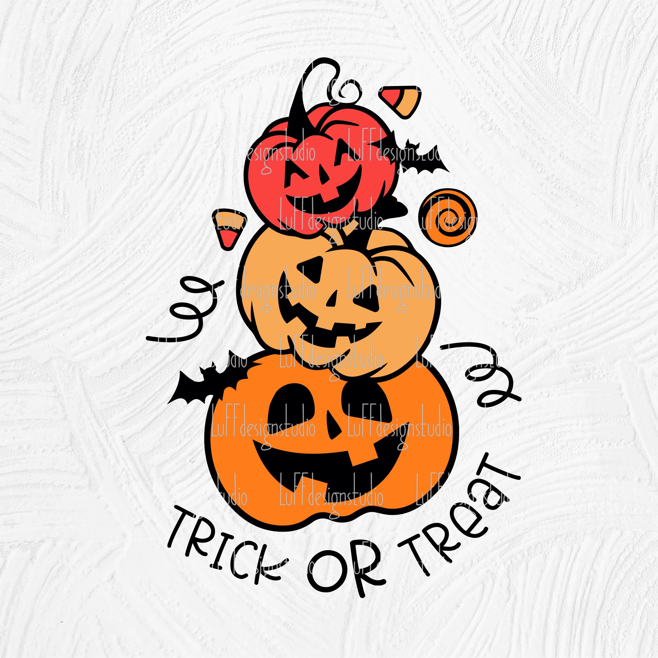 Trick or Treat SVG Pumpkin SVG Kids Halloween SVG Jack O - Etsy