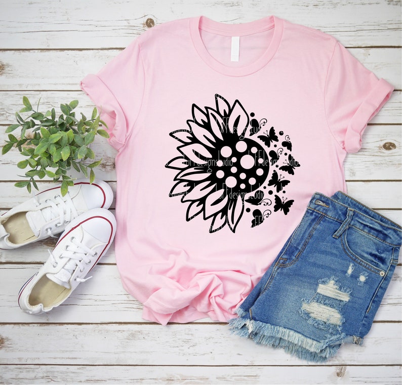 Free Free 236 Sunflower Half Butterfly Half Flower Svg SVG PNG EPS DXF File