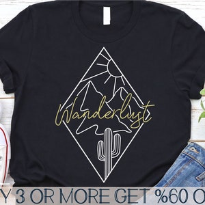 Wanderlust SVG, World Traveler SVG, Camping SVG, Mountain Svg, Adventure Svg, Outdoors, Png, Files For Cricut, Sublimation Designs Downloads