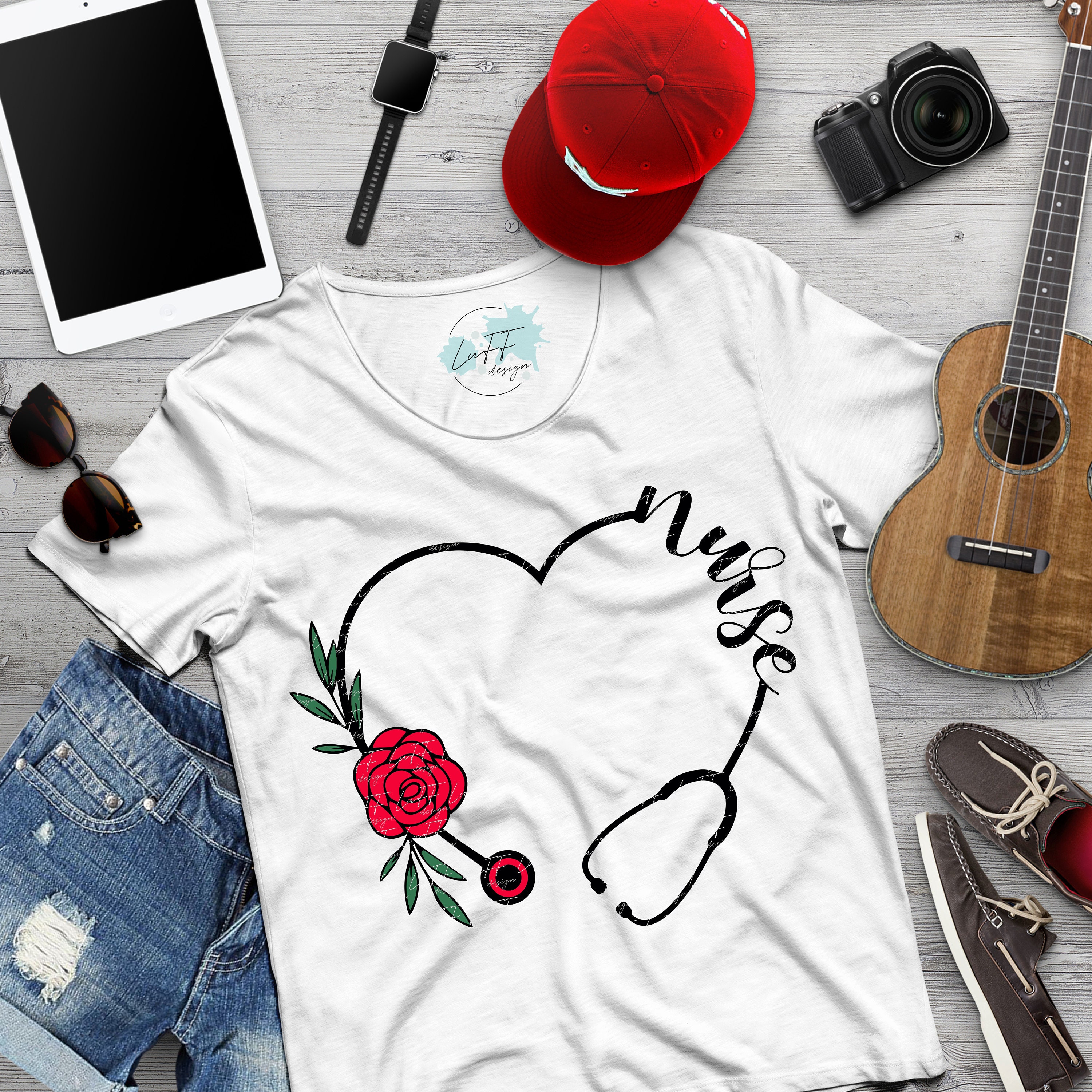 Nurse SVG Valentines Day SVG Heart Stethoscope SVG Nursing - Etsy