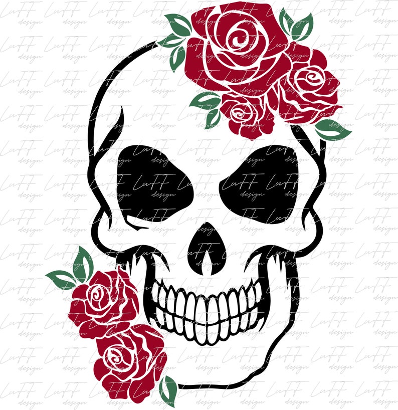 Free Free 179 Flower Skull Svg Images SVG PNG EPS DXF File