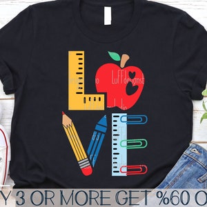 Valentine leraar SVG, liefde SVG, 100 dagen school SVG, grappige leraar shirt Svg, Png, Svg-bestanden voor Cricut, sublimatie ontwerpen downloads