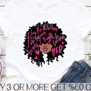 Black Woman SVG, Black History SVG, Juneteenth Svg, Afro Girl Svg, Inspirational Svg, Png, Files For Cricut, Sublimation Designs Downloads