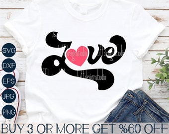 Love SVG, Love Heart SVG, Valentines Day SVG, Valentine Sayings Svg, Popular Svg, Dxf, Svg Files For Cricut, Sublimation Designs Downloads