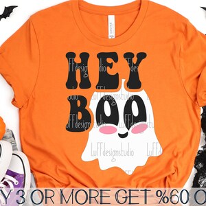 Boo SVG, Ghost SVG, Spooky SVG, Funny Halloween Svg, Cute Kids Halloween Png, Girls, Boys, Files for Cricut, Sublimation Designs Downloads image 1