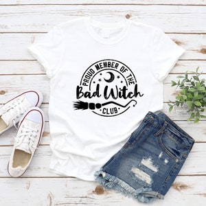 Proud Member Witch Club SVG, Halloween SVG, Witchy SVG, Basic Witch, Halloween Shirt, Png, Files For Cricut, Sublimation Designs Downloads image 3