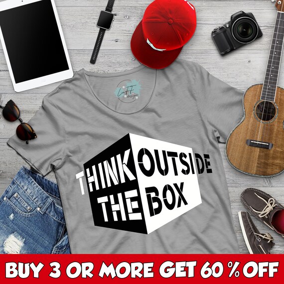 Download Think Outside The Box Svg Box Svg 3d Svg Geometric Designs Etsy