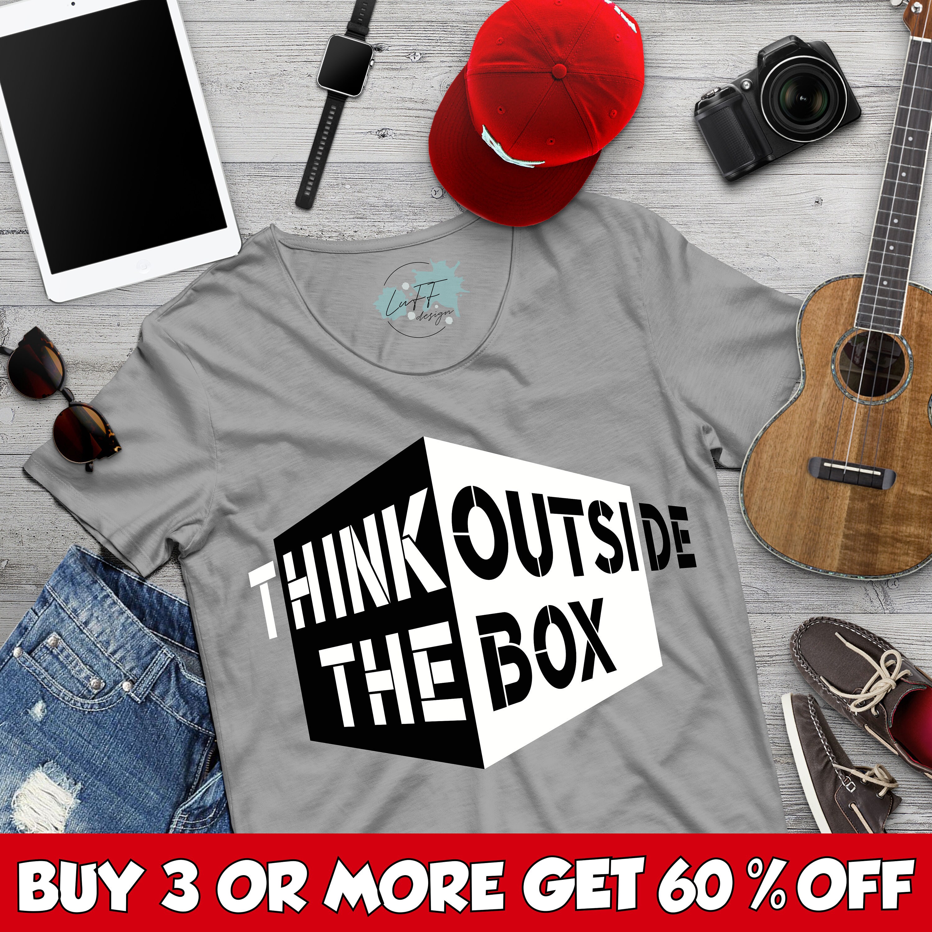 Download Think Outside The Box Svg Box Svg 3d Svg Geometric Designs Etsy
