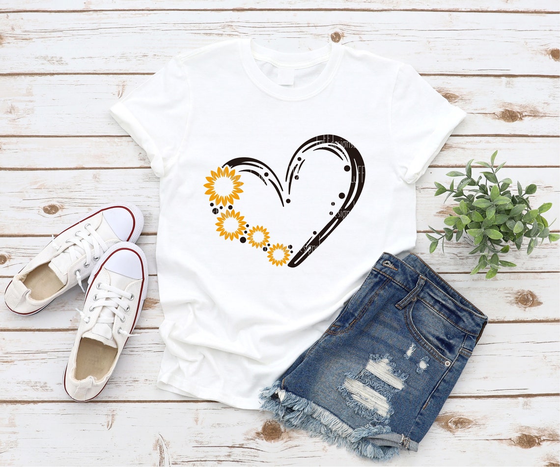 Free Free Sunflower Heart Svg 884 SVG PNG EPS DXF File