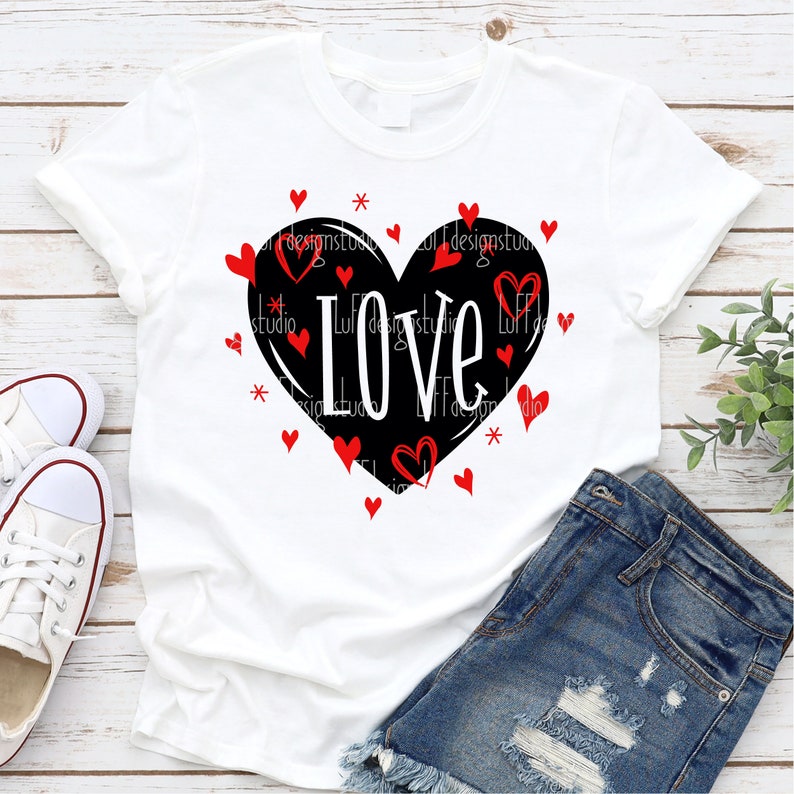 Heart SVG Bundle Valentine SVG Love SVG Valentine Shirt | Etsy Canada
