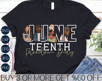 Juneteenth Svg, Black History SVG, Black Woman Svg, Melanin Svg, Popular Svg, BLM Png, Svg Files For Cricut, Sublimation Designs Downloads