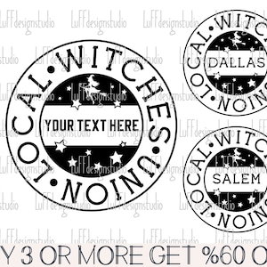 Union des sorcières locales SVG, SVG Halloween, sorcière SVG, Halloween chemise SVG, Salem, Dallas, Png, fichiers pour Cricut, téléchargements de motifs par sublimation