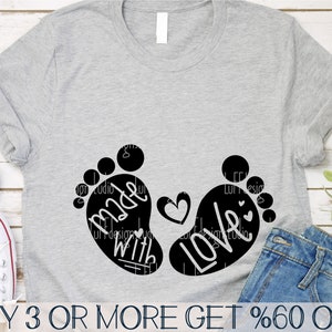 Baby Füße SVG, Schwangerschaft SVG, Mutterschaft SVG, Kleinkind, Neugeborene, lustiges Baby Shirt, Png, Plotterdatei für Cricut, Sublimation Designs Downloads
