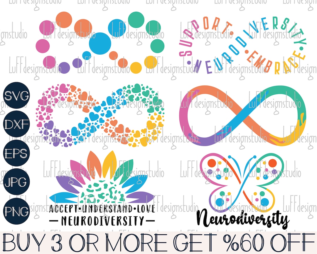 Autism SVG, Autism Awareness SVG, Neurodiversity Autism Infinity SVG ...