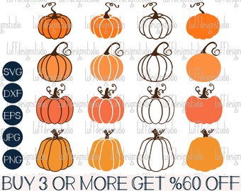 Pumpa SVG-paket, höst-SVG, hög pumpa SVG, Halloween, Thanksgiving, höst-Svg, Png, Svg-filer för Cricut, sublimeringsdesignnedladdningar