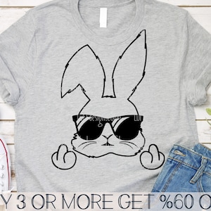 Funny Easter SVG, Middle Finger SVG, Adult Easter SVG, Sunglasses Svg, Png, Sarcastic Svg Files For Cricut, Sublimation Designs Downloads