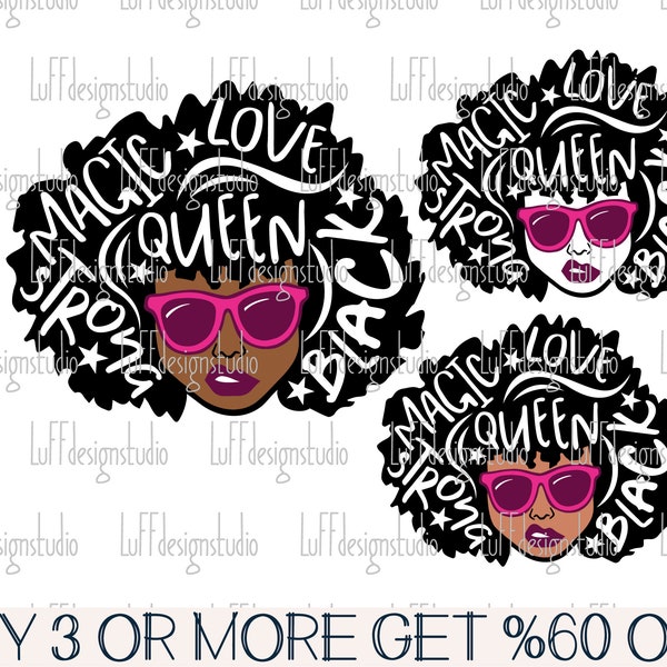 Black Woman SVG, Afro Woman SVG, African American Woman SVG, Black History Svg, Png, Dxf, Svg Files For Cricut, Sublimation Design Download