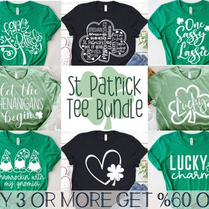 St Patricks Day SVG Bundle, St Patricks SVG, Shamrock SVG, Lucky Svg, Girls St Pattys, Png, Files for Cricut, Sublimation Designs Downloads