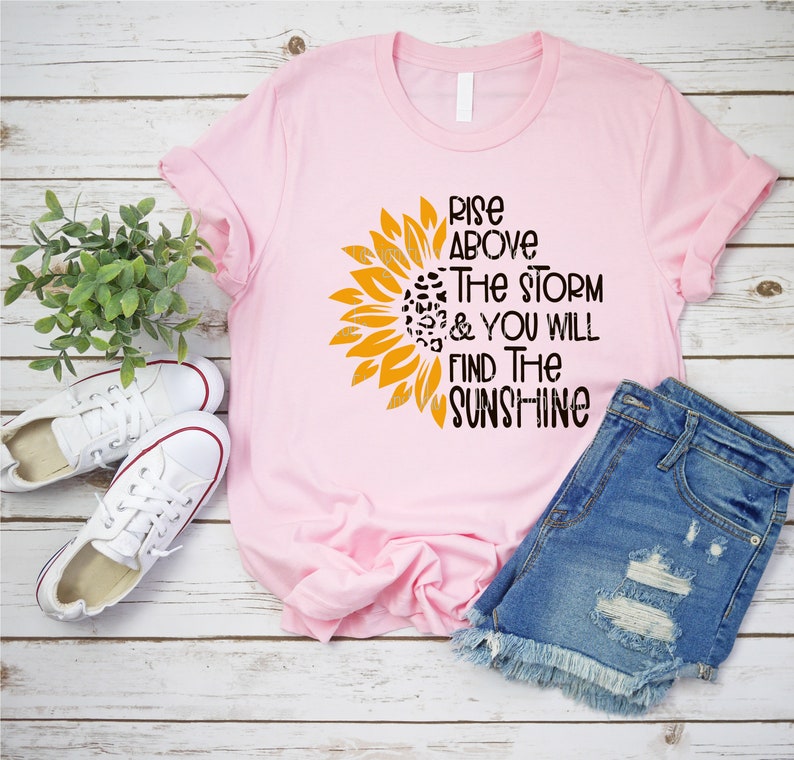 Download Sunflower SVG Rise Above Half Sunflower PNG Quote Flower ...