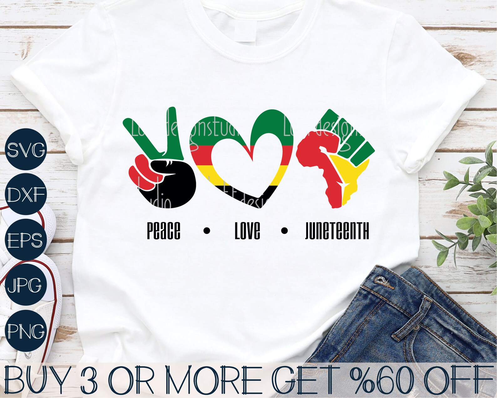 Free Free 220 Juneteenth Celebration Peace Love Juneteenth Svg SVG PNG EPS DXF File