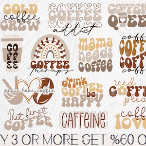 Coffee SVG, Retro SVG, Coffe Lover SVG, Funny Coffee Quotes Svg, Coffee Mug Svg, Png, Svg Files For Cricut, Sublimation Designs Downloads