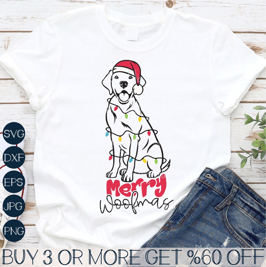 Dog Christmas SVG, Merry Woofmas SVG, Dog Christmas Tree SVG, Dog Mom