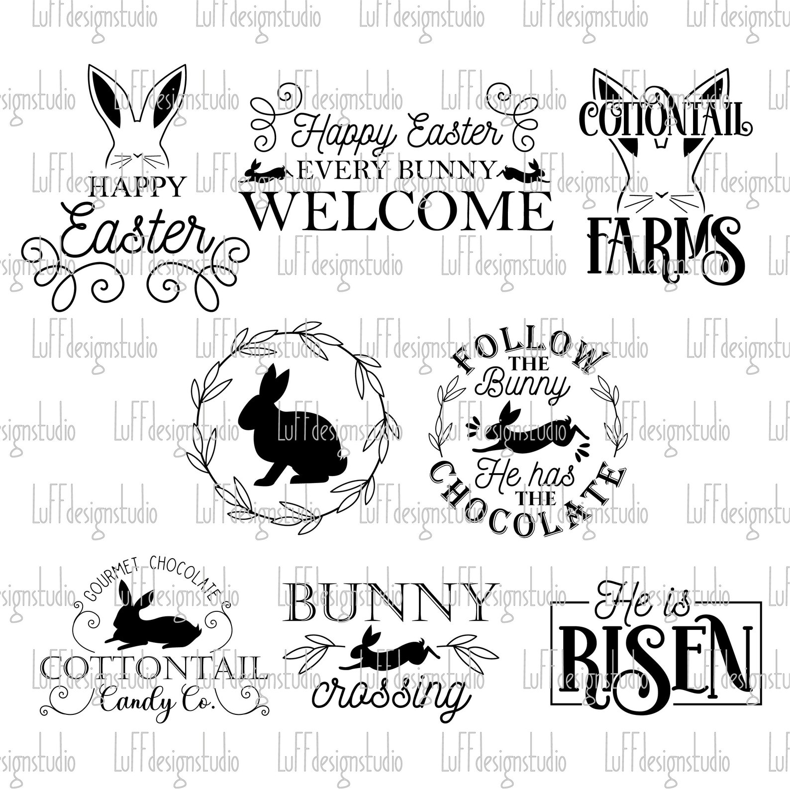 Easter SVG Easter Sign SVG Easter SVG Bundle Easter Etsy