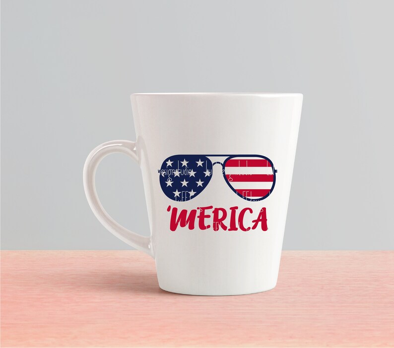 Download Merica SVG American Flag Sunglasses SVG Veterans Day SVG ...