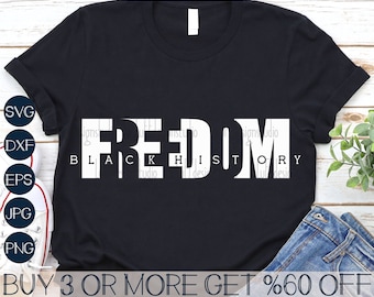 Juneteenth Svg, Black History SVG, Freedom SVG, African American Shirt SVG, Melanin, Png, Svg File For Cricut, Sublimation Designs Downloads