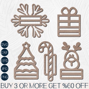 Christmas Money Holder SVG Bundle, Money Gift Card Sign Svg, Christmas Glowforge SVG, Ornament Svg, Laser Cut Svg, Designs Downloads