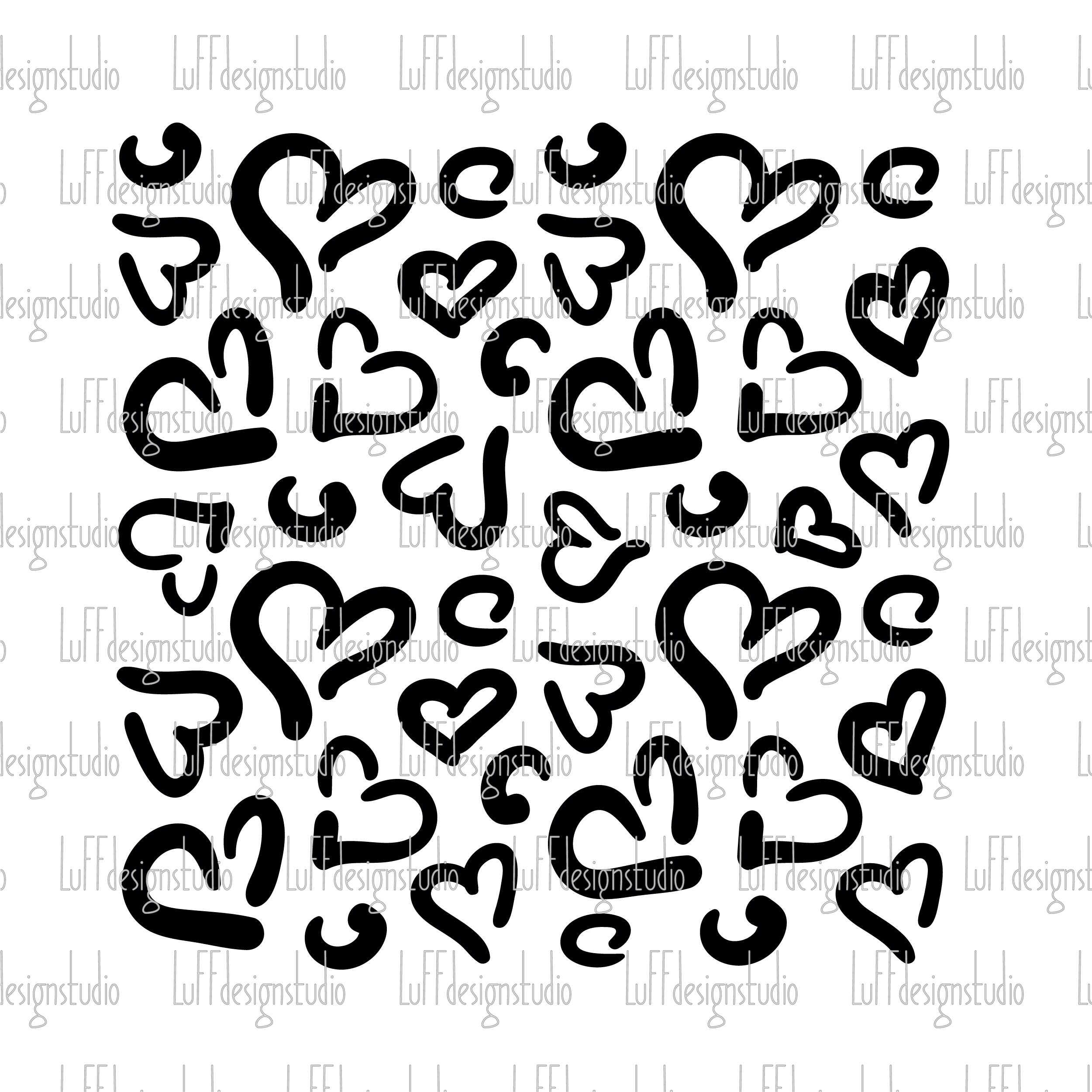 Leopard Print Heart SVG Seamless Leopard Pattern Heart SVG - Etsy Canada