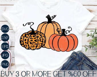 Pumpkin SVG, Fall SVG, Leopard Pumpkin PNG, Cheetah Print, Halloween Svg, Thanksgiving, Svg Files for Cricut, Sublimation Design Downloads