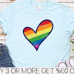Valentine Heart SVG, Lgbtq SVG, Gay Pride SVG, Valentines Day Shirt Svg, amor é amor Svg, arquivos para Cricut, downloads de designs de sublimação