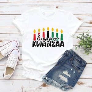 Happy Kwanzaa SVG, Black Christmas SVG, Kwanzaa Candles SVG, Melanin, History, Png, Dxf, Svg Files For Cricut, Sublimation Designs Downloads image 3