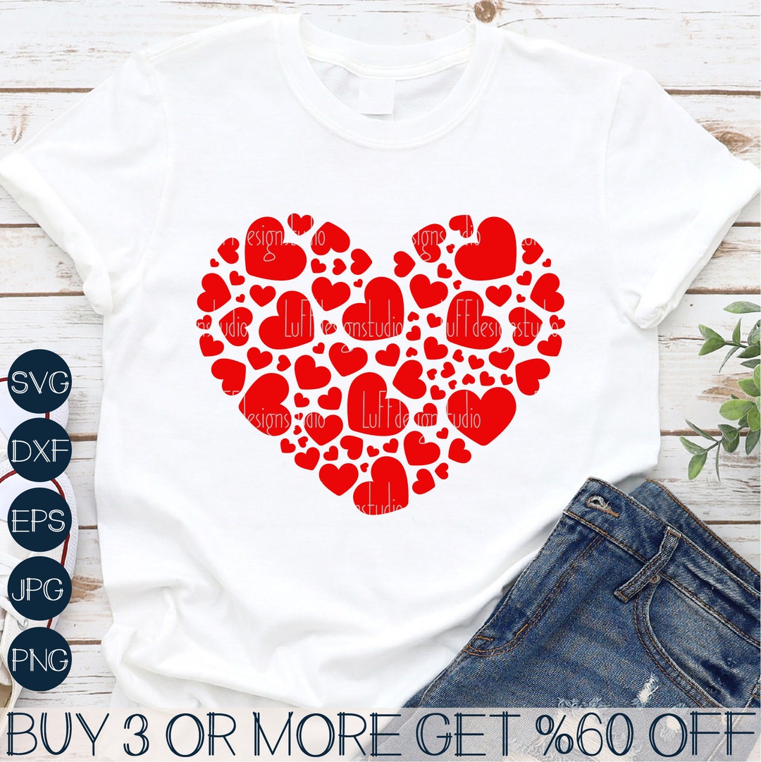 Valentine Heart SVG, Love Heart PNG, Hearts SVG, Valentines Day Svg ...