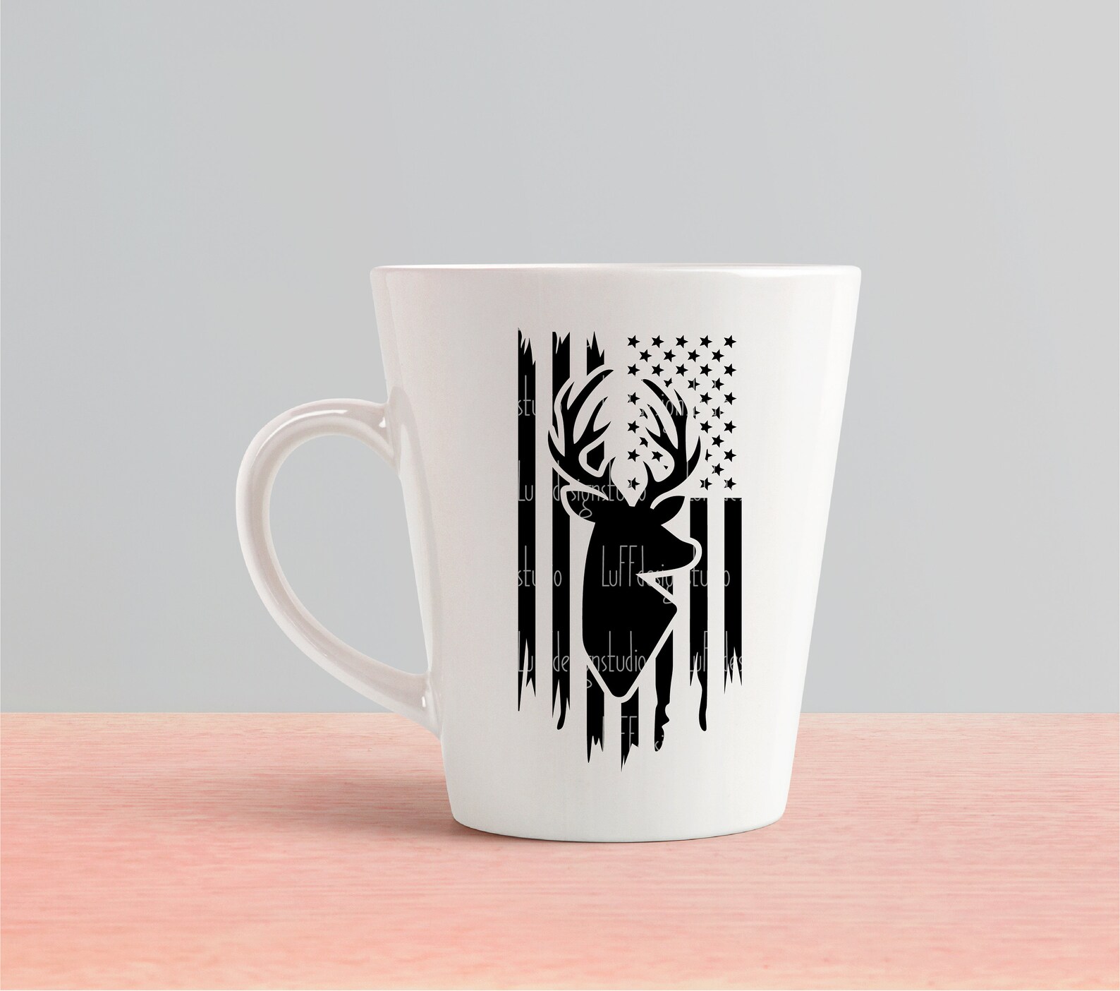 Download Deer SVG Distressed American Flag SVG 4th of July SVG | Etsy