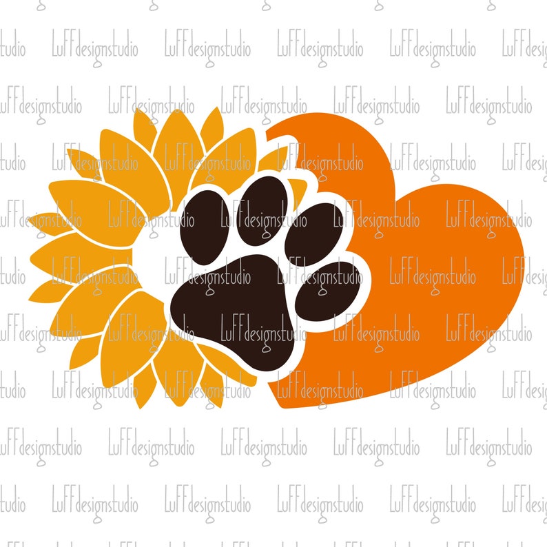 Download Sunflower SVG Dog Mom SVG Paw SVG Cat Mom Svg Dog Paw | Etsy