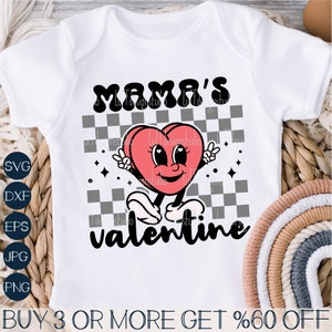 Baby Valentine SVG, Kids Valentine SVG, Funny Retro Valentines Day Svg, Vintage Png, Girls Files For Cricut, Sublimation Designs Downloads