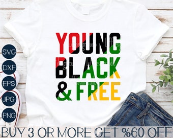 Juneteenth Svg, Black History SVG, Freedom SVG, Juneteenth Shirt Svg, Png, Dxf, Svg Files For Cricut, Sublimation Designs Downloads